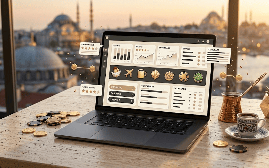 Pinco Casino Türkiye incelemesi için sıcak İstanbul tonlarında referans görsel
